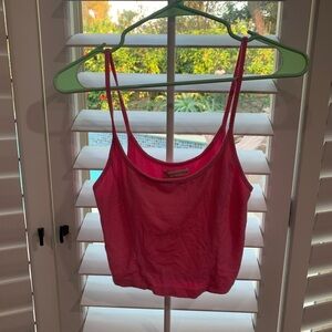 Urban Outfitters Pink Cropped Tank